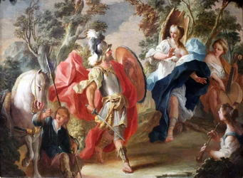 Rinaldo und Armida im Zauberwald